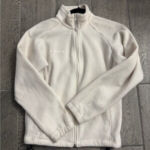 Columbia Off-White Fleece Jacket